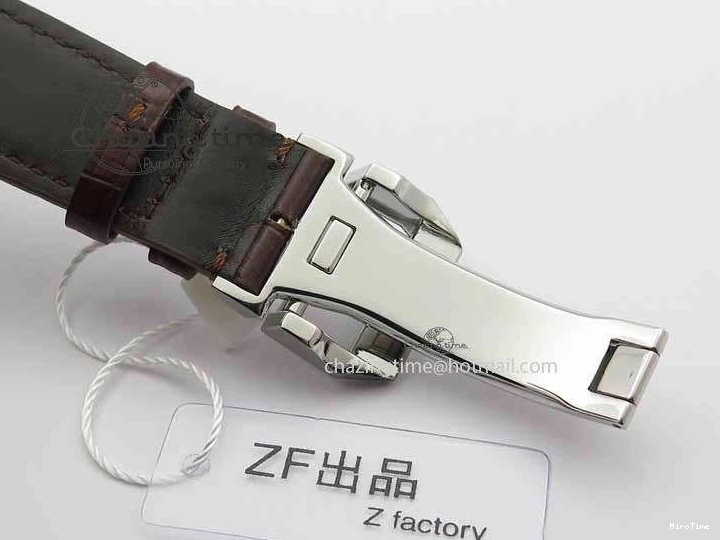 MIROTIME 1219 Portuguese IW3714 Diam ZF V2 1:1 Best Edition White Dial RG Numbers On Brown Leather Strap A79350 (Slim Movement) Fashionable 7246